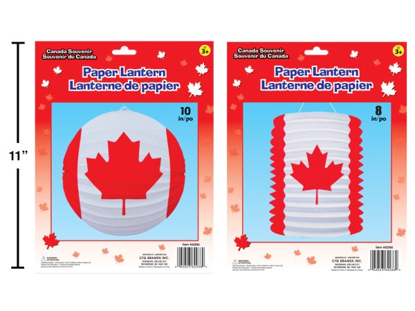 Canada Paper Lanterns ~ 2 assorted