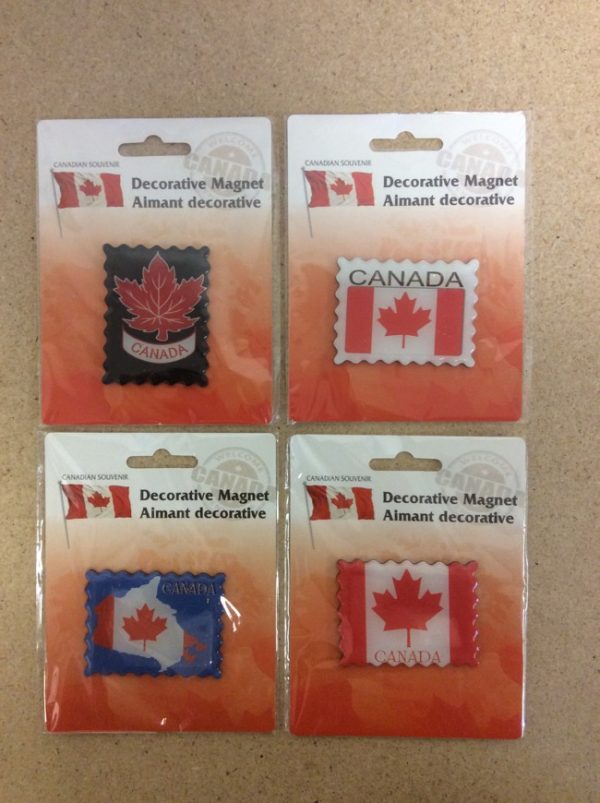 Canada Epoxy Magnets – 2.25″ ~ 4 asst