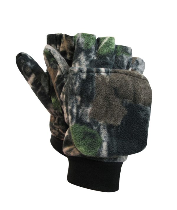 Camo Polar Fleece Glove – Mitt