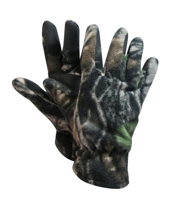 Camo Polar Fleece Gloves