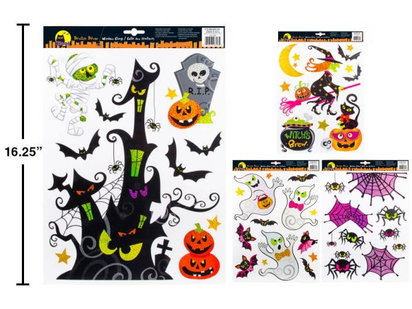 Halloween Holographic Window Cling