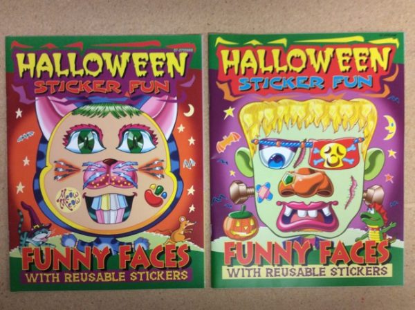 Halloween Sticker Fun “Funny Faces” Sticker Book