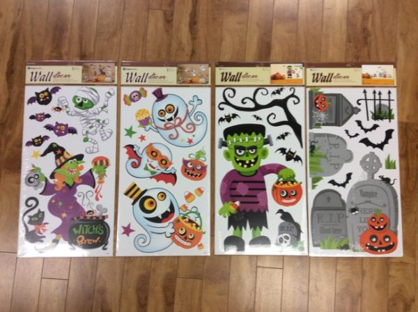 Halloween Wall Peel-N-Stick Decorations