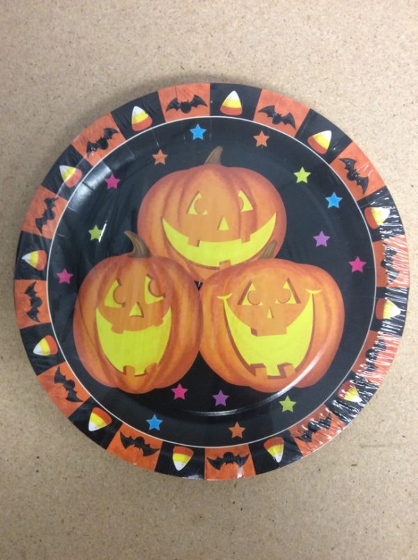 Halloween Paper Plates – 9″