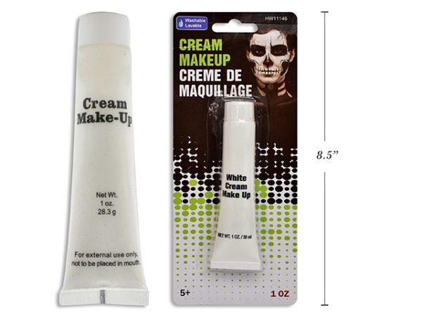 Halloween White Make-Up Cream ~ 1oz tube