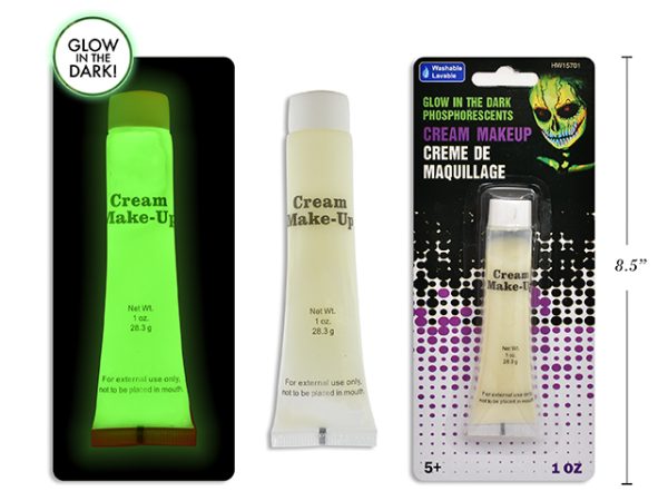 Halloween Glow-in-the-Dark Make-Up Cream ~1oz tube