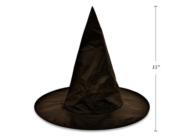 Halloween Kid’s Vinyl Witch Hat ~ 15.25″