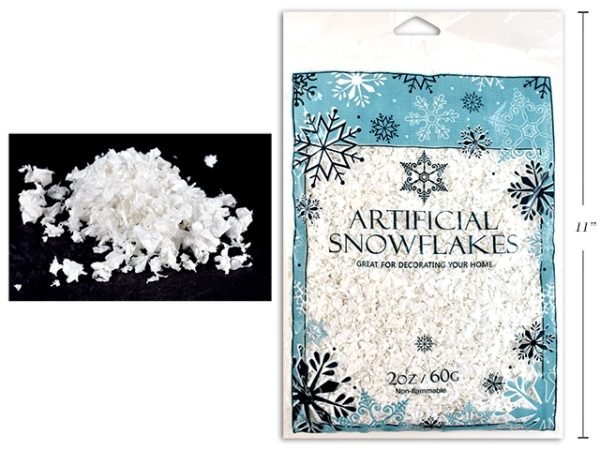 Christmas Artificial Snowflakes ~ 2oz bag