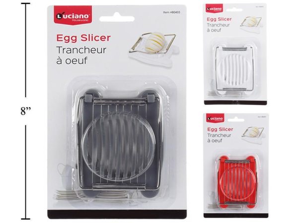 Luciano Egg Slicer ~ Stainless Steel