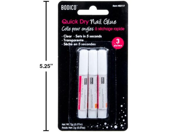 Bodico Nail Glue – 2 gram tubes ~ 3 per pack