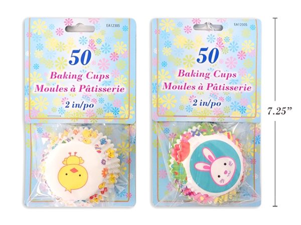 Easter Baking Cups 2″ ~ 50/pk
