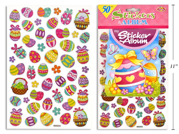 Easter Holographic Stickers w/Album Set