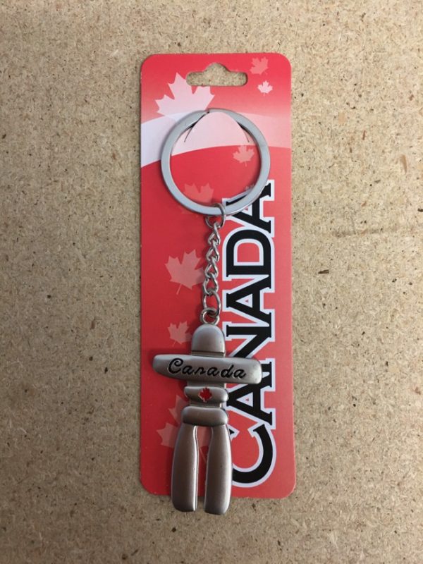 Canada Keychain 4″ ~ Inukshuk