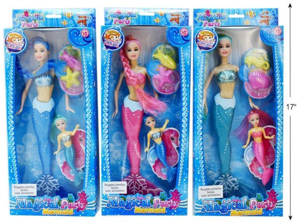 Mermaid Dolls w/Accessories