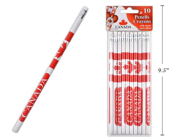 Canada Pencils ~ 10 per pack