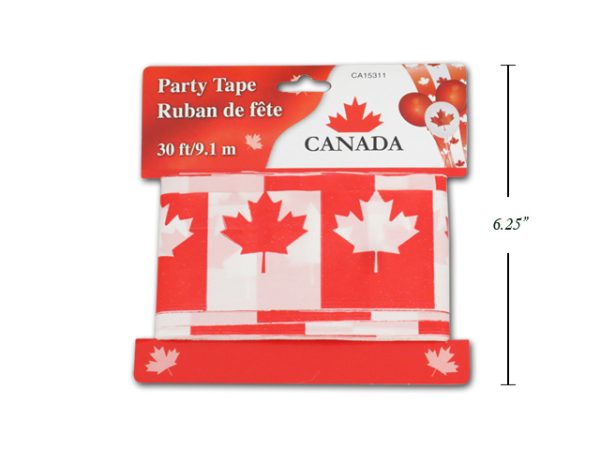 Canada Party Tape ~ 30′ / 9.1M