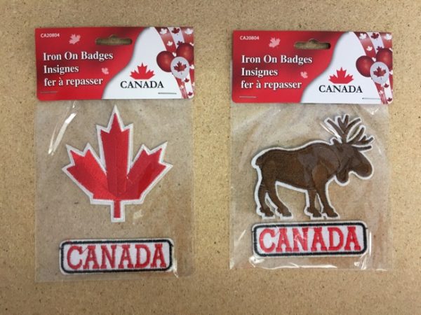 Canada Iron-On Badges