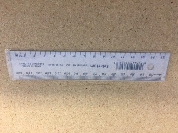 Transparent Flexible Ruler ~ 15cm