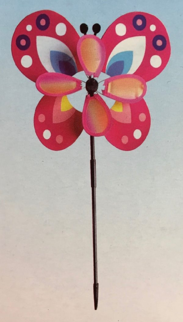 Spring Butterfly Pinwheel ~ 26.5″