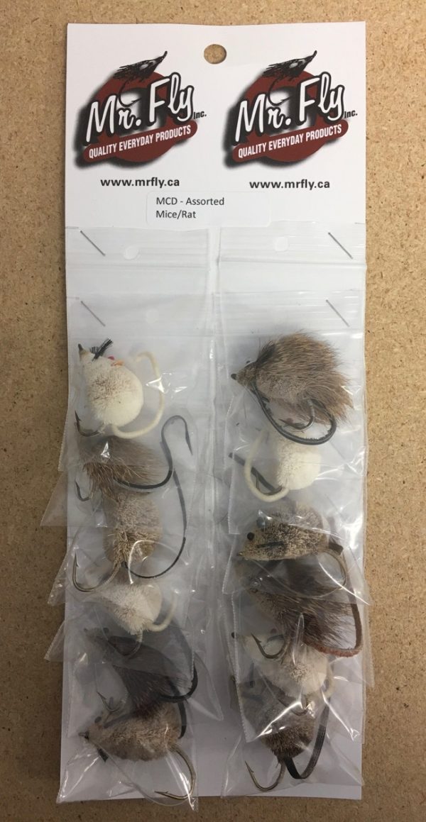 Assorted Mice / Rat Flies ~ 12 per card
