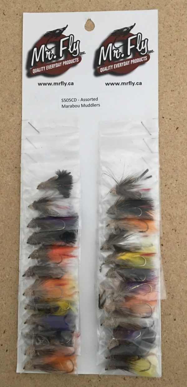 Assorted Marabou Muddler Streamer Flies