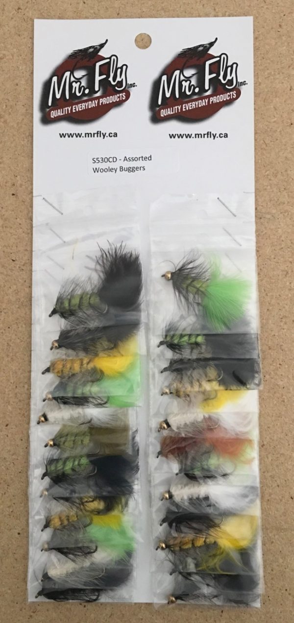 Assorted Wooley Bugger Streamer Flies