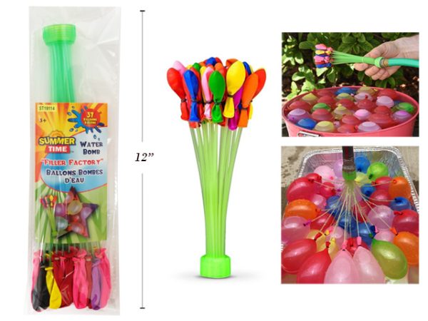 Water Bomb Filler Factory with 37 balloons