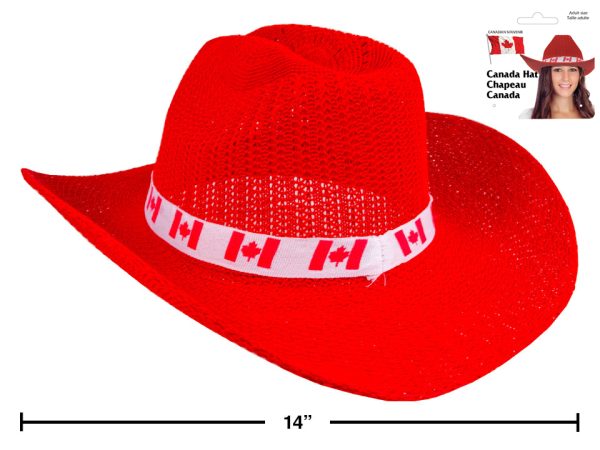Canada Knitted Cowboy Hat