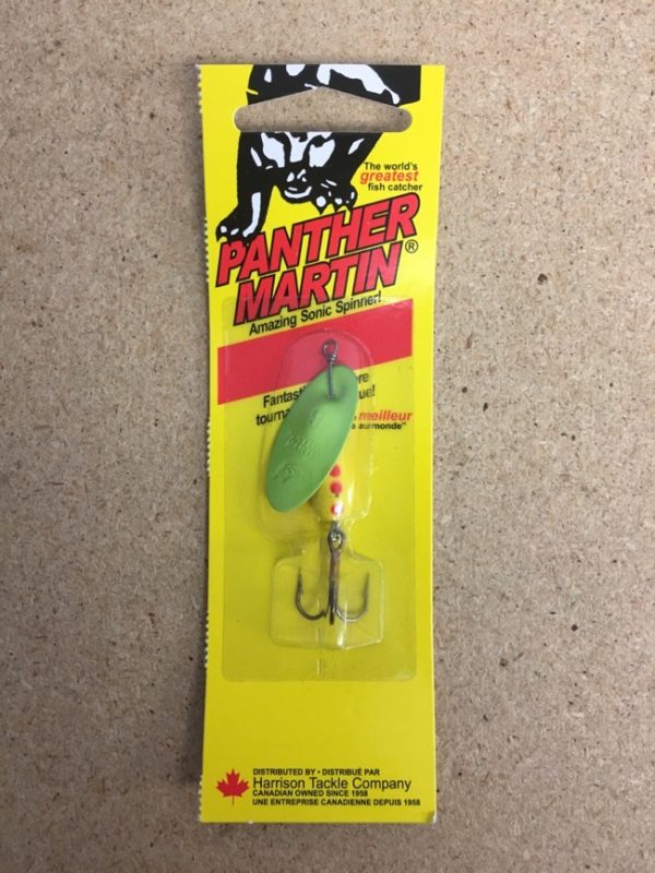 Panther Martin Lure – Size 9 ~ Classic Colors Chartruese