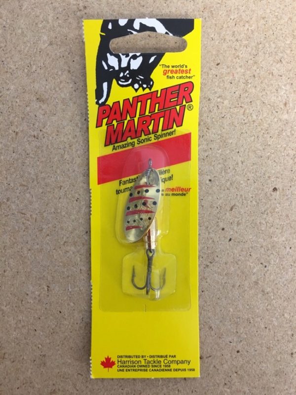 Panther Martin Lure – Size 9 ~ Deluxe Gold Red Black