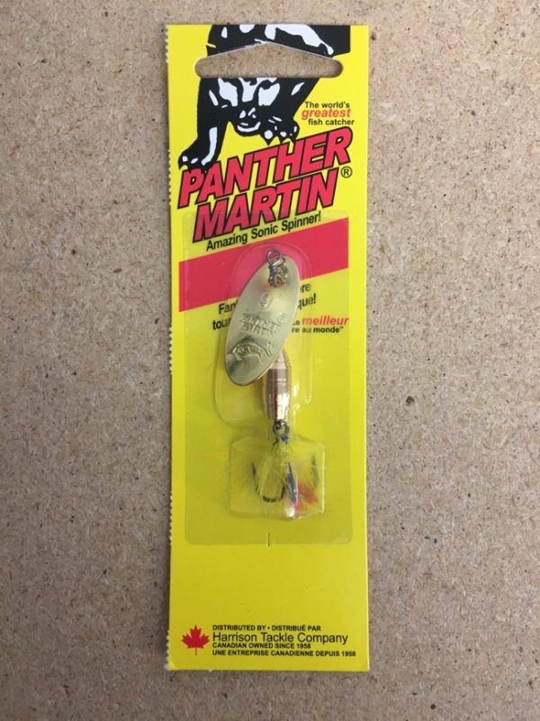 Panther Martin Lure – Size 9 ~ Deluxe Fly Gold/Yellow