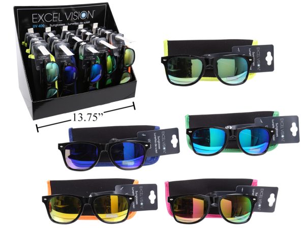 Excel Vision Adult’s Sunglasses w/Case