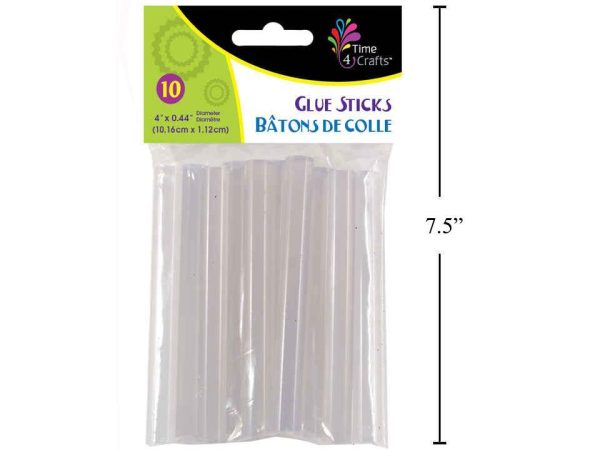 Glue Sticks for Glue Guns – 4″ x 0.44″ D ~ 10 per pack