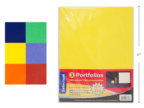 Selectum 2 Pocket Portfoilios  ~ 3 per pack