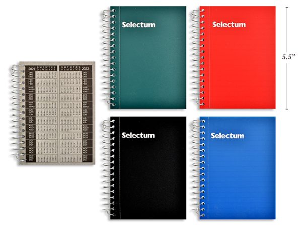 Selectum Plastic Cover Ruled Notebook, 4.5″ x 5.5″ ~ 360 pages