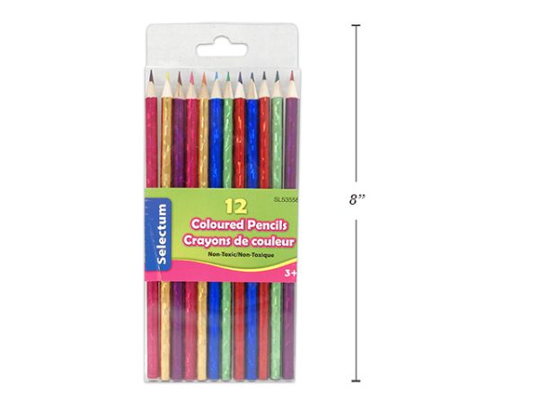 Selectum Laser Colored Pencils ~ 12 per pack