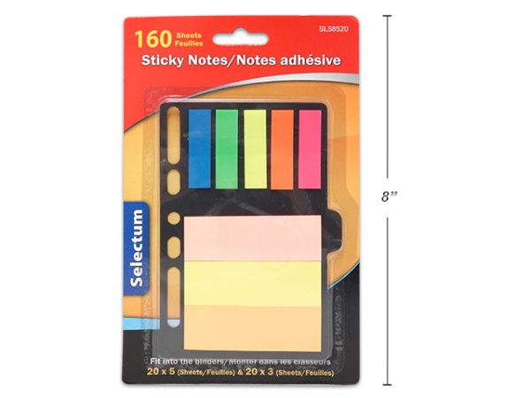 Selectum Sticky Notes ~ 2 Sizes ~ 160/sheets