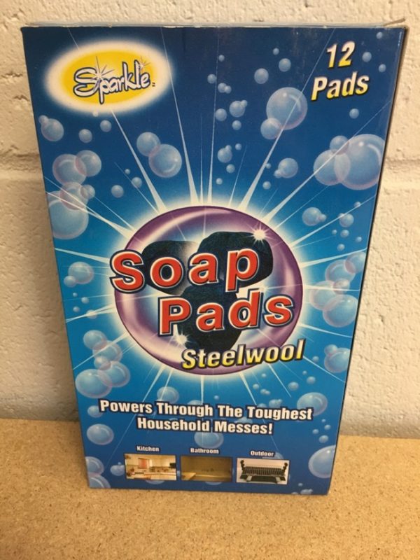 Steel Wool Soap Pads ~ 12 per box