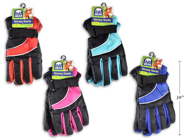 Arctic Gear Kid’s Insulated Ski Gloves ~ Sizes 3-6X
