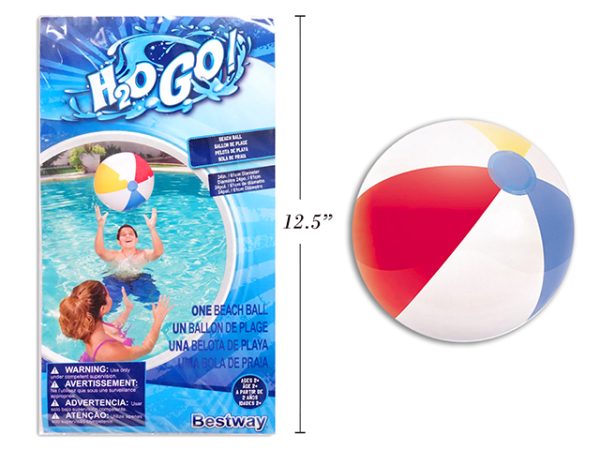 24″ Inflatable Traditional Beach Ball ~ 6 panel {31022}