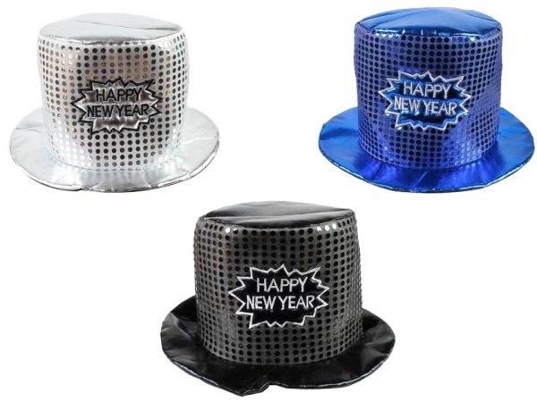 New Year’s Sequin Top Hat