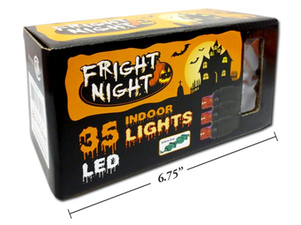 Halloween Indoor LED Orange Light Set ~ 35 per string