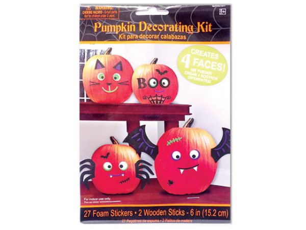 Halloween Foam Sticker Pumpkin Decorating Kit