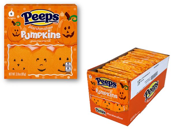 Halloween Peeps Marshmallow Pumpkins ~ 85gram bag