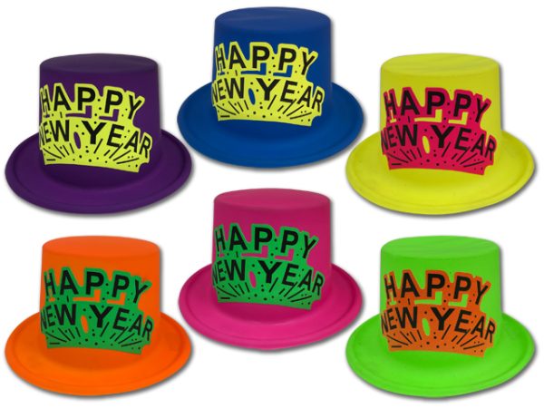 New Year’s Neon Top Hat