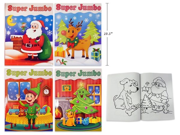 Christmas Super Jumbo Coloring Book ~ 144 pages