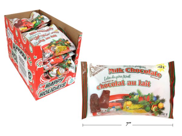 Christmas Milk Chocolate Santa’s Helpers – Foil Wrapped ~ 128gr bag