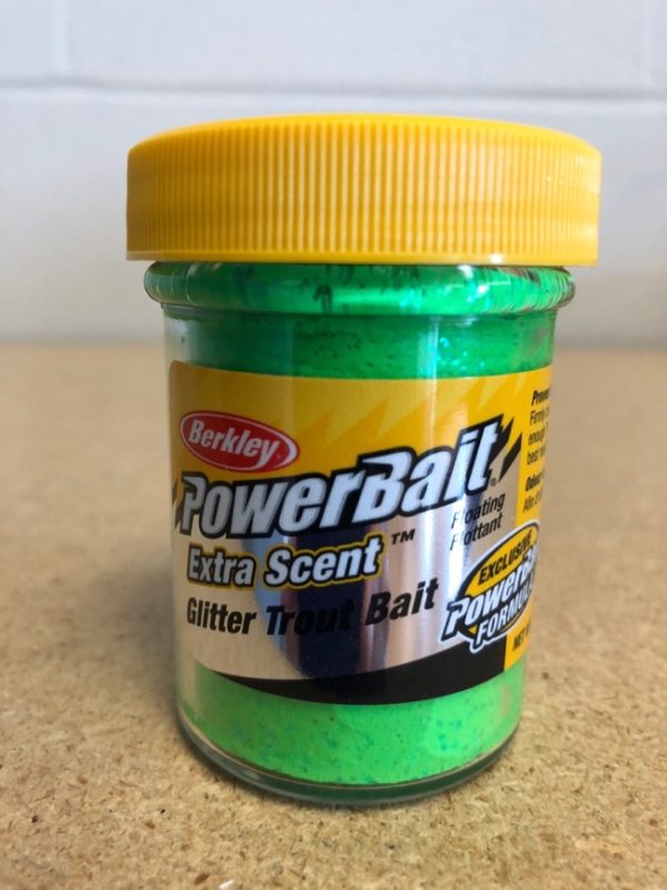 Berkley PowerBait Glitter Trout Bait ~ Spring Green