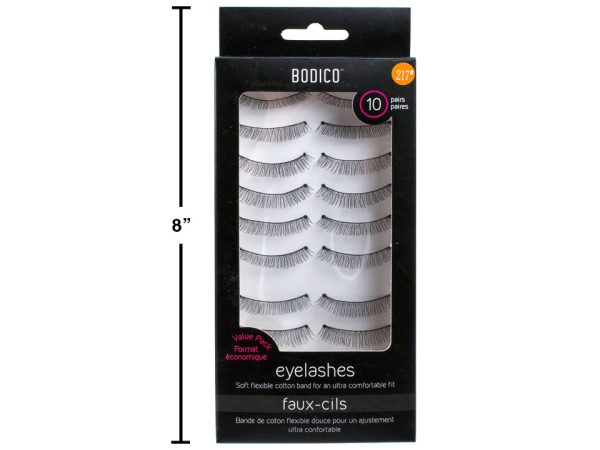 Bodico Eyelashes with Super Glue ~ 10 pairs