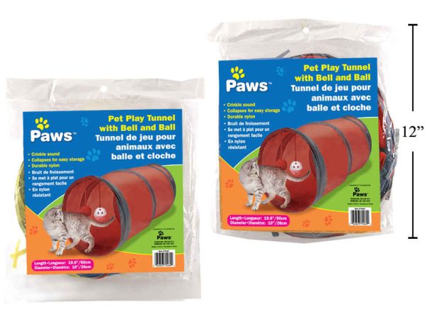 PAWS Pet Play Tunnel ~ 9.75″ x 19.5″